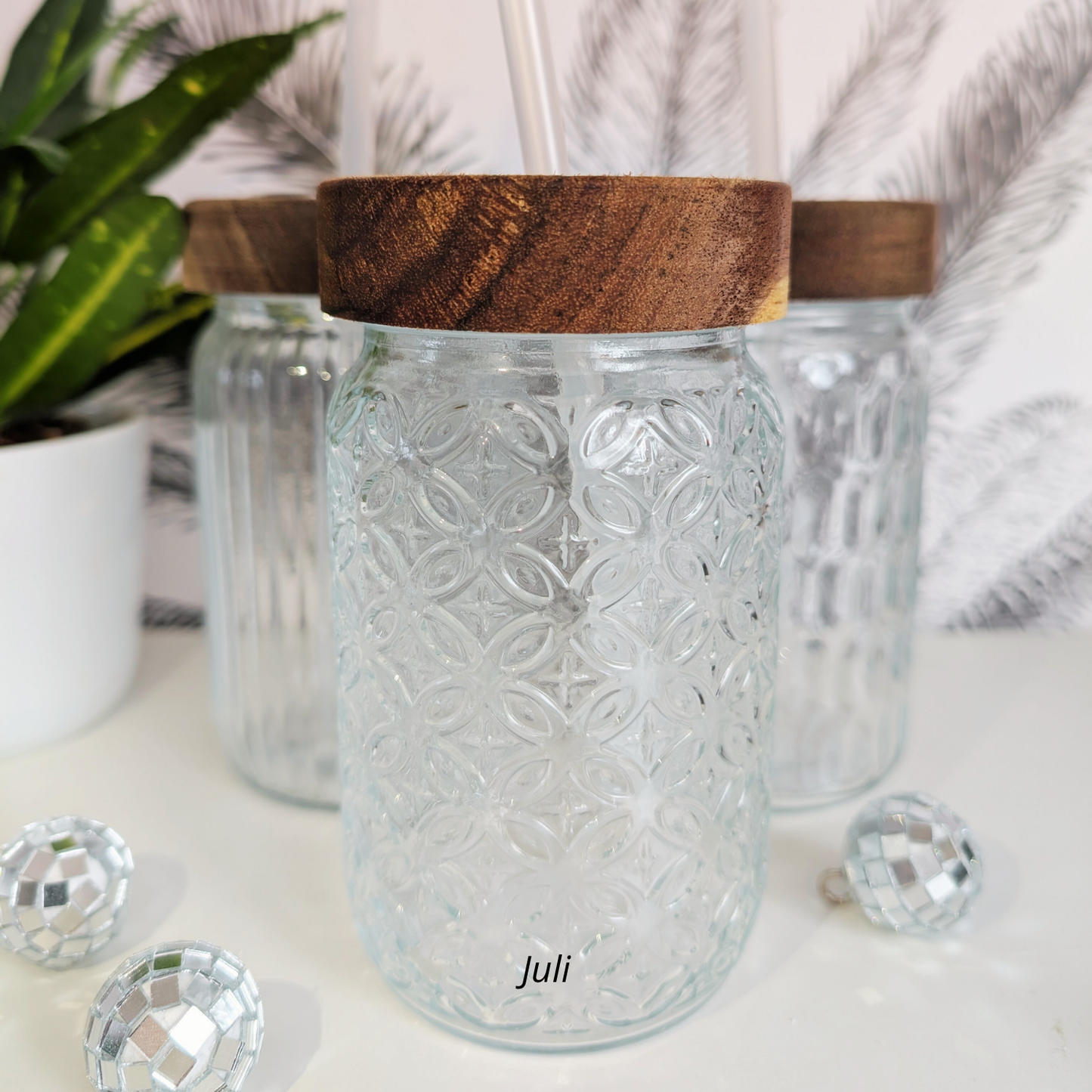 Jar avec sa paille
