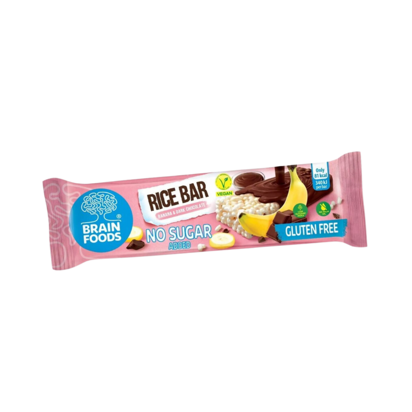 Rice Bar, Barre de galettes de riz au chocolat & banane