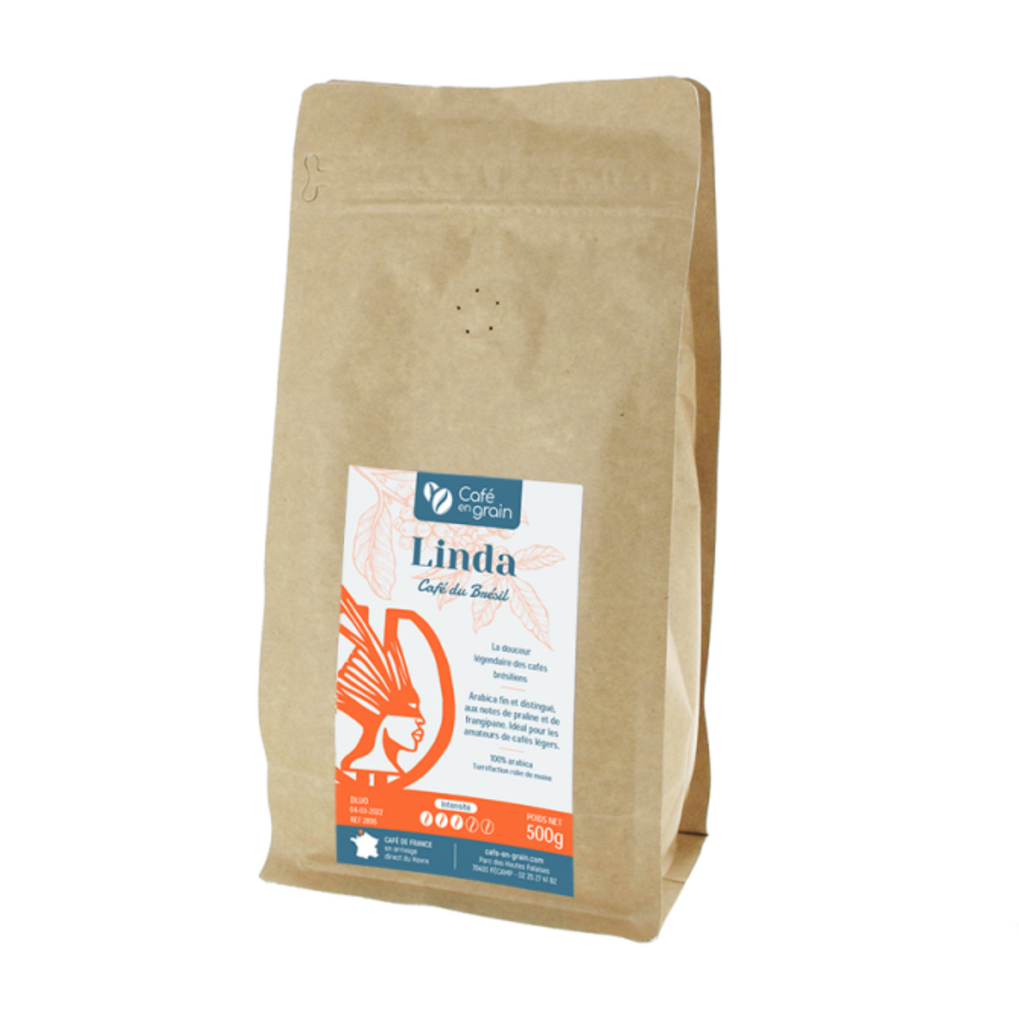 sachet de café en grain 100% arabica