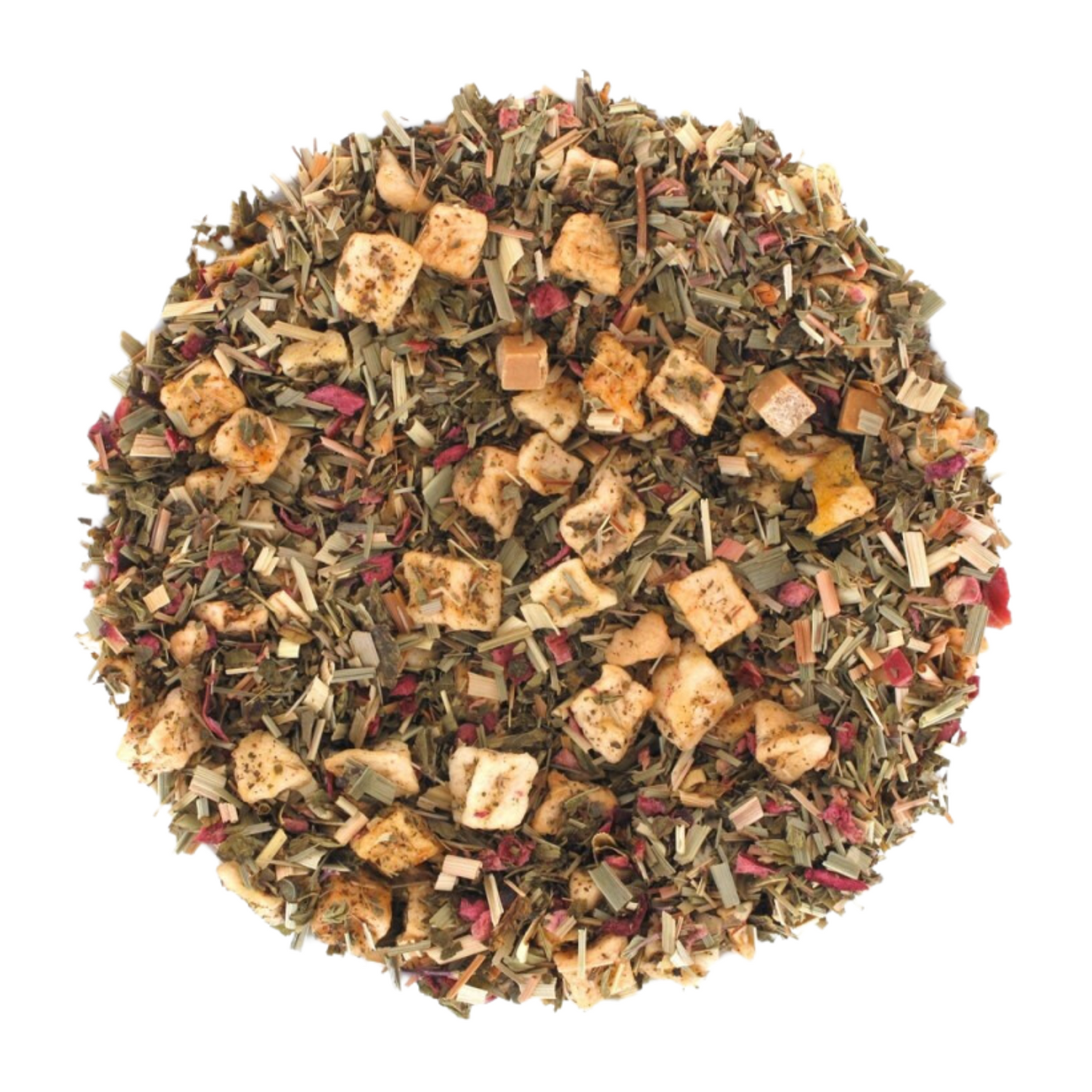 infusion fruitée et étonnante avec ses pommes blanches et sa mélisse