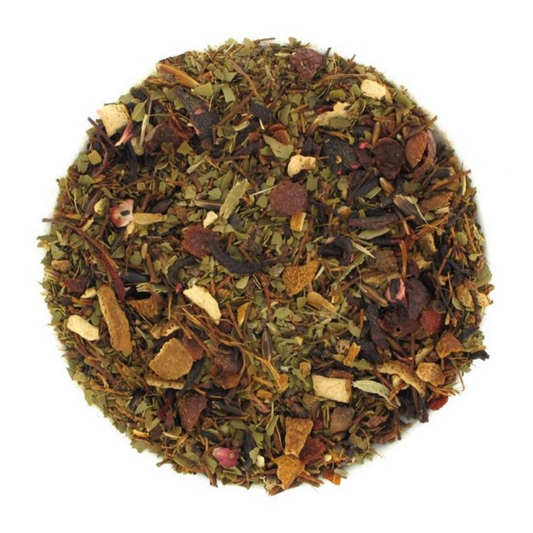 infusion sportive, sport, ginseng rouge, avoine, queue de cerise, hibiscus, orange sanguine, maté