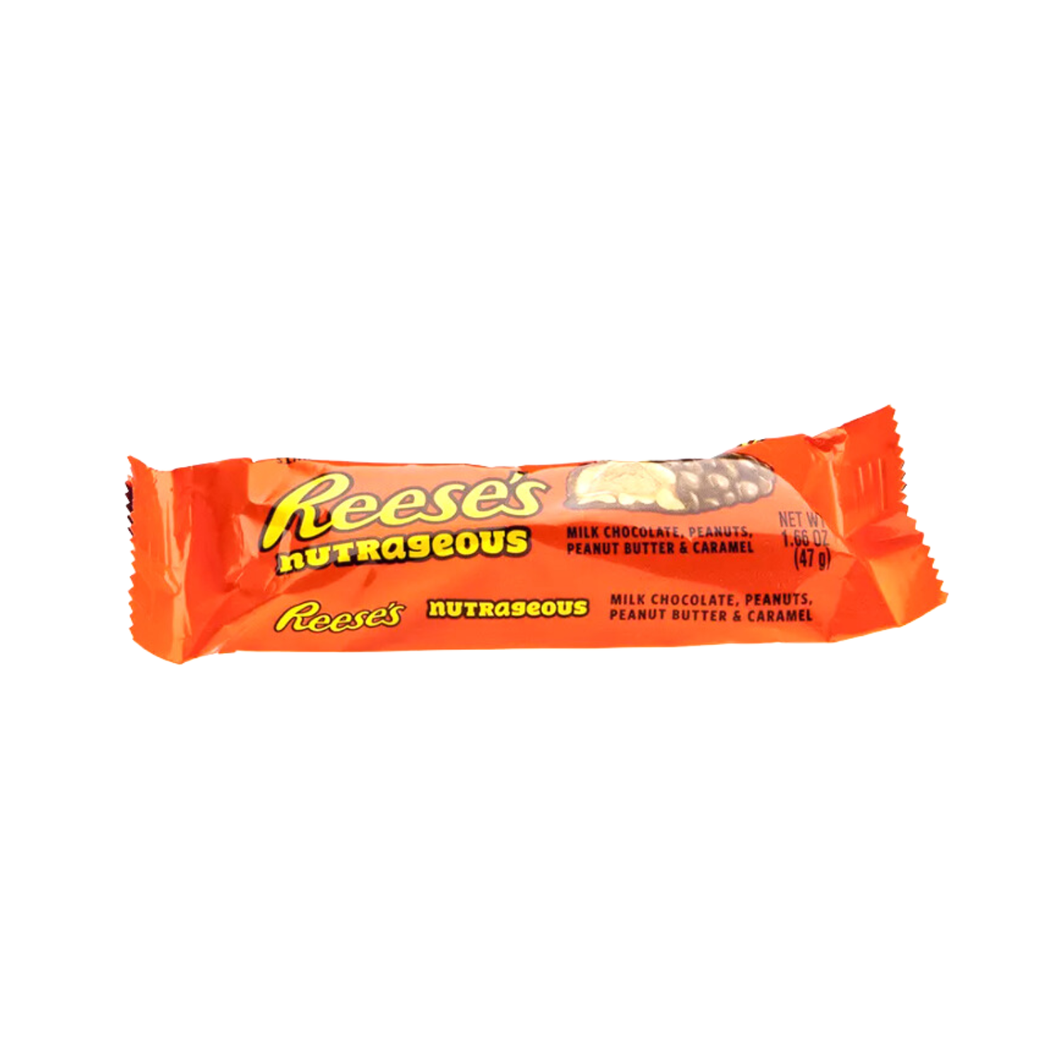 Reese's nutrageous, chocolat au lait, beurre de cacahuètes, caramel, monsalondethé